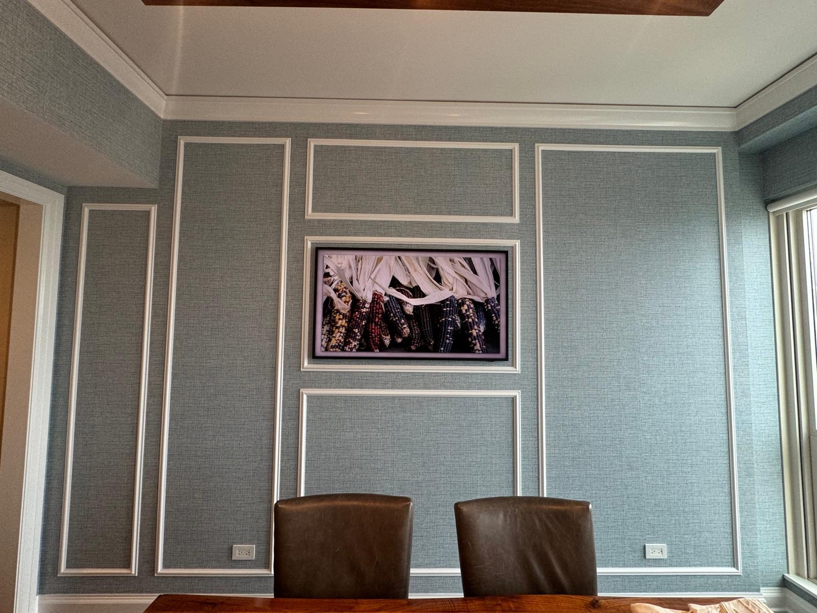 Wallpaper Office Blue